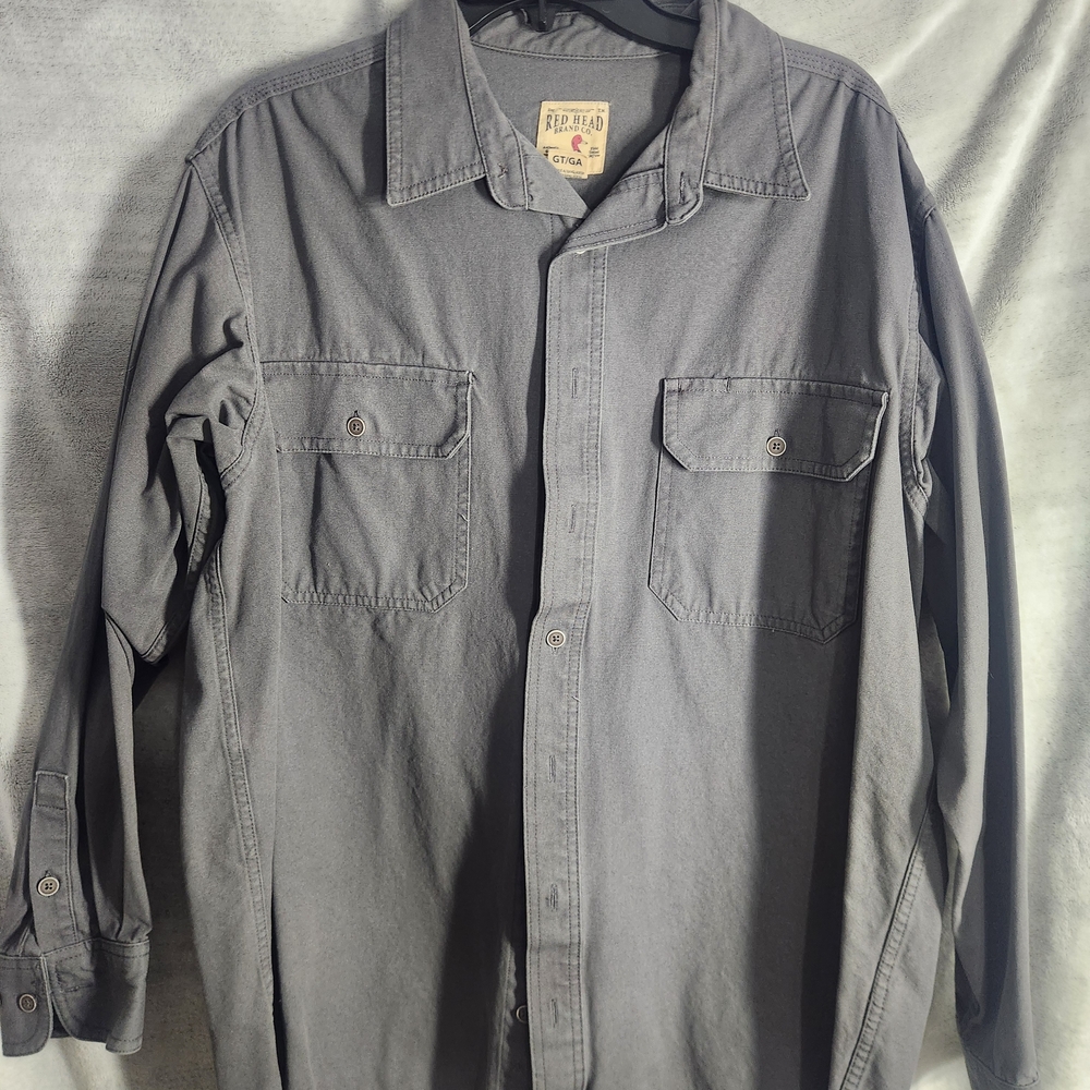 Red Head by Gander Mountain Charcoal Button-Up Shirt